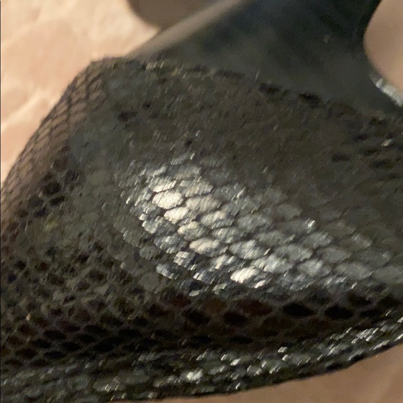 Nine West snake skin open toe pump size 10M - Picture 10 of 10